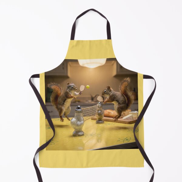 Item preview, Rowdy Red Squirrels Play Pickleball on Kitchen Table designed and sold by Tridentulus.
