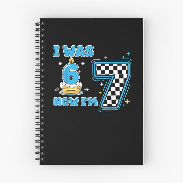 Item preview, 7 Years Old Birthday I was 6 Now I'm 7 6 7 Birthday Kids Boys designed and sold by heymbe.