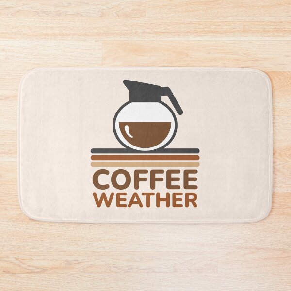 Item preview, Coffee Weather - Cozy Autumn Coffee Lover Quote  designed and sold by Shape Snip Studio.
