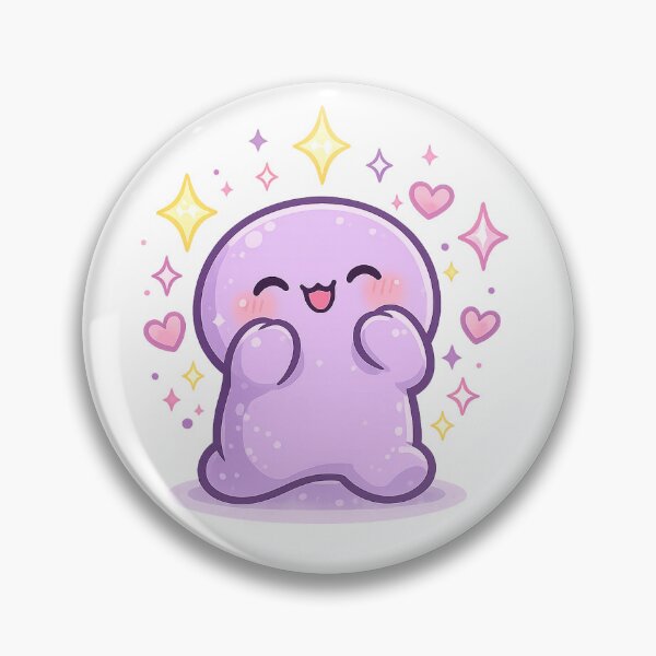 Item preview, Cute Purple Happy Character  designed and sold by flyowers.