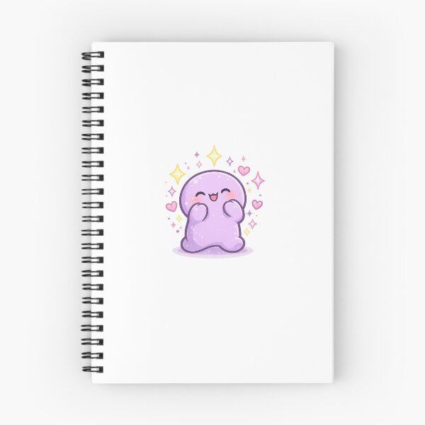 Item preview, Cute Purple Happy Character  designed and sold by flyowers.