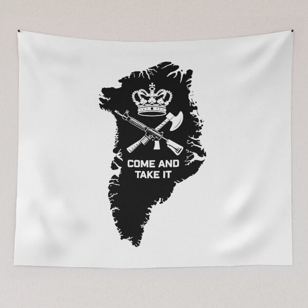 Item preview, Come And Take It Greenland Defense Force Funny Political designed and sold by Har-vee.