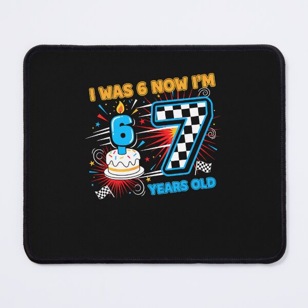 Item preview, 7 Years Old Birthday I was 6 Now I'm 7 6 7 Birthday Kids Boys designed and sold by yaginoie.