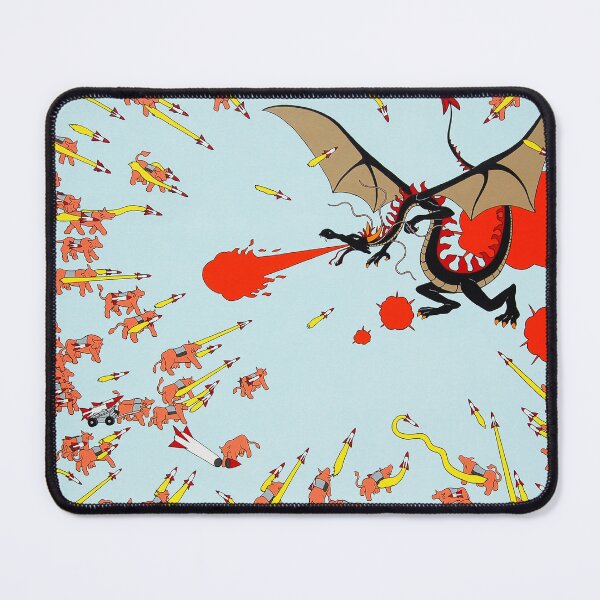 Item preview, Attack Of The Rocket Cows designed and sold by guyporter.