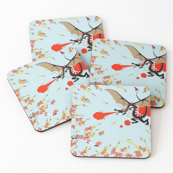 Item preview, Attack Of The Rocket Cows designed and sold by guyporter.