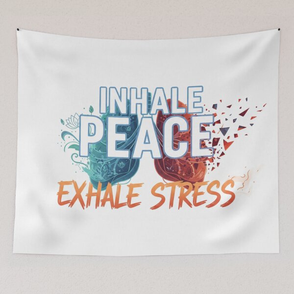 Item preview, Inhale peace, exhale stress. designed and sold by meeeeesoda.
