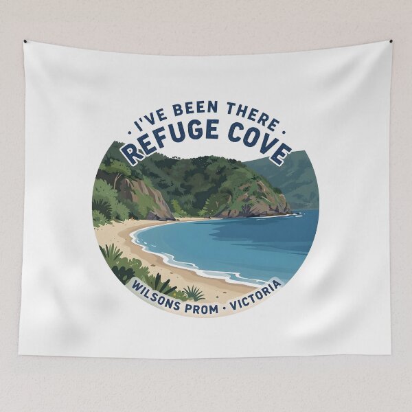 Item preview, I’ve Been There — Refuge Cove | Wilsons Prom VIC Sticker designed and sold by Random Designs.