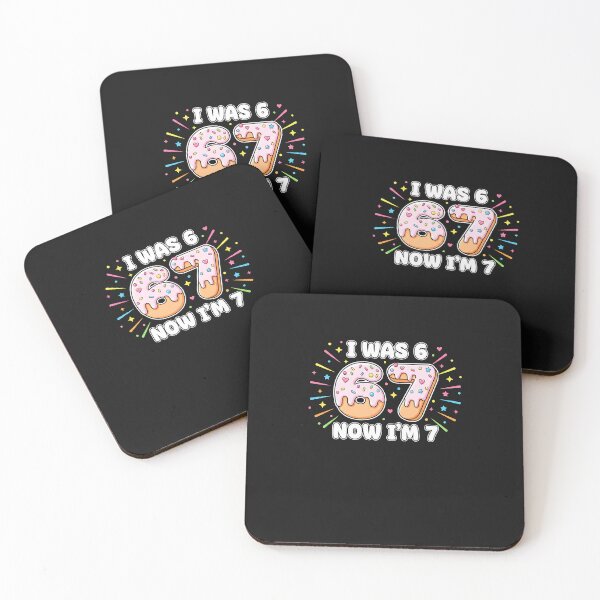Item preview, I was 6 Now I'm 7 67 Seven Year Old Birthday Girls Boys  designed and sold by yaginoie.