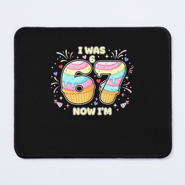 Item preview, I was 6 Now I'm 7 67 Seven Year Old Birthday Girls Boys designed and sold by yaginoie.