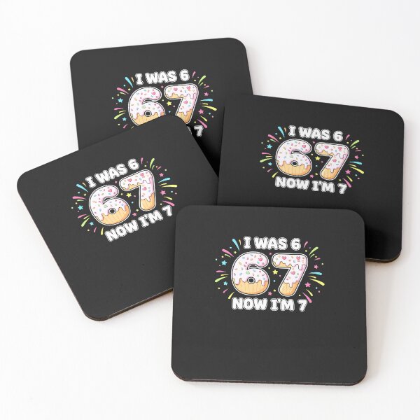 Item preview, I was 6 Now I'm 7 67 Seven Year Old Birthday Girls Boys designed and sold by yaginoie.