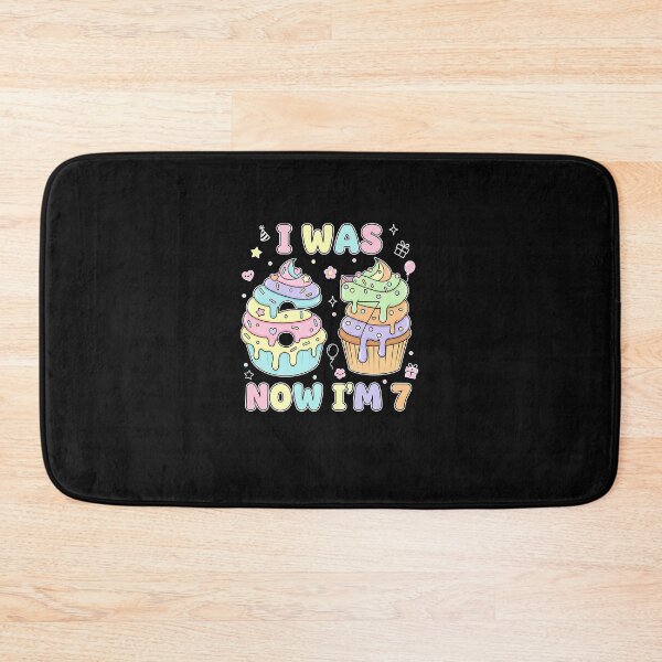Item preview, I was 6 Now I'm 7 Cute Birthday Girl Gifts for Girls Kids designed and sold by yaginoie.