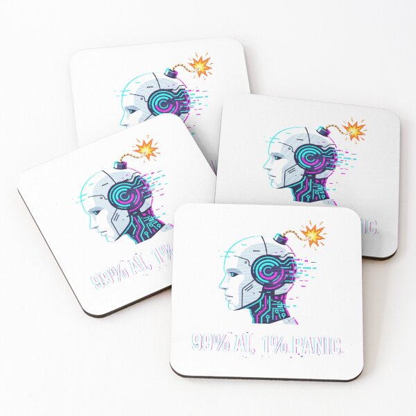 Item preview, 99% AI 1% Panic Funny Tech Art for Developers designed and sold by chattsuede.