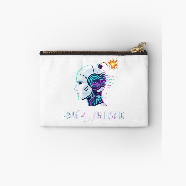 Item preview, 99% AI 1% Panic Funny Tech Art for Developers designed and sold by chattsuede.