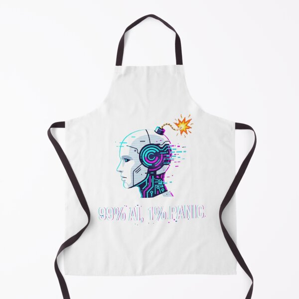 Item preview, 99% AI 1% Panic Funny Tech Art for Developers designed and sold by chattsuede.