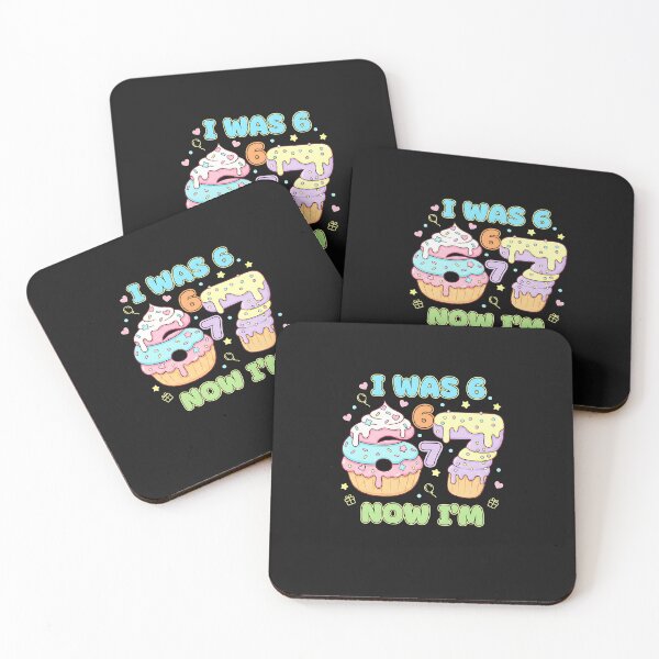 Item preview, I was 6 Now I'm 7 Year Old 7th Birthday Boys Girl  designed and sold by yaginoie.
