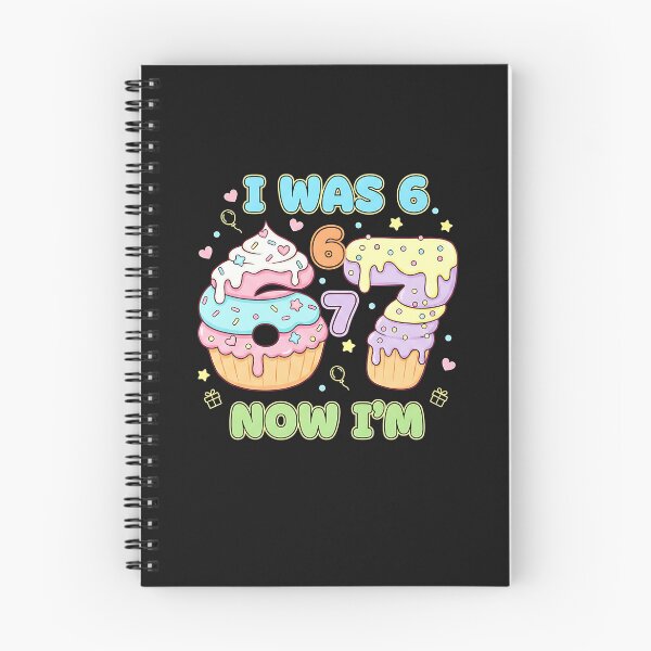 Item preview, I was 6 Now I'm 7 Year Old 7th Birthday Boys Girl  designed and sold by yaginoie.
