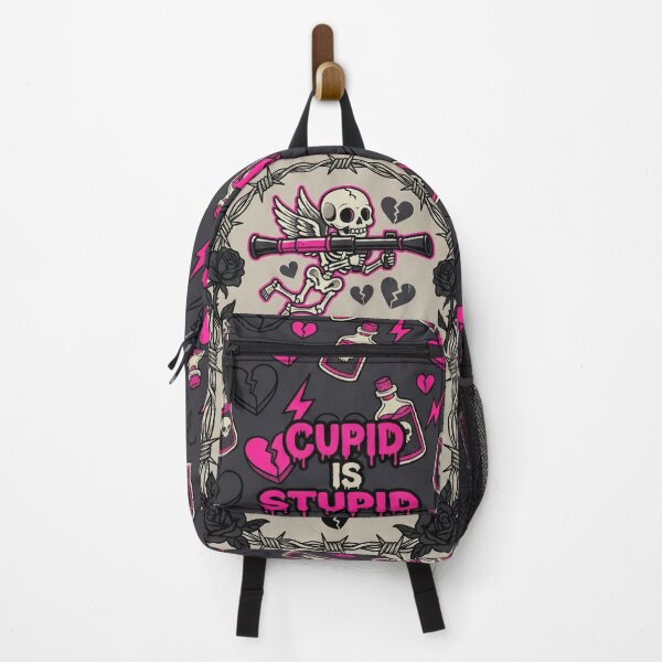 Item preview, Cupid Is Stupid - Anti Valentine Skeleton With Bazooka designed and sold by devilfronty.