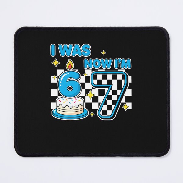 Item preview, I was 6 Now I'm 7 Year Old 7th Birthday Boys Girls Kids designed and sold by yaginoie.