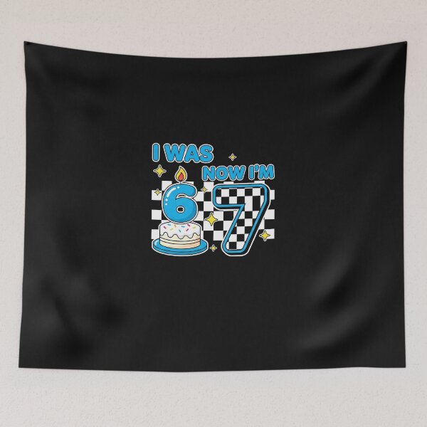 Item preview, I was 6 Now I'm 7 Year Old 7th Birthday Boys Girls Kids designed and sold by yaginoie.