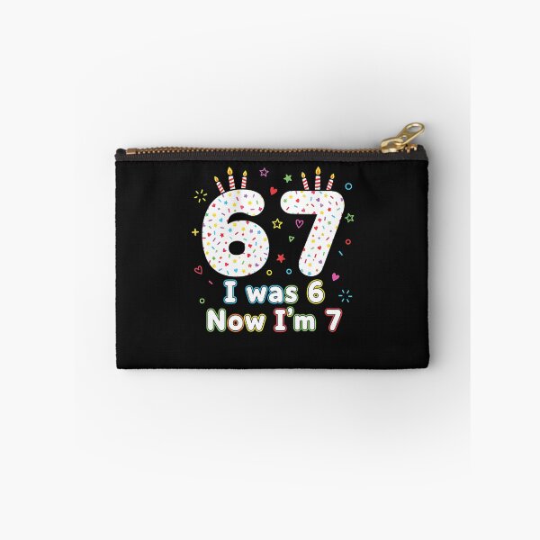 Item preview, 7 Years Old Birthday I was 6 Now I'm 7 6 7 Funny Kids Girls designed and sold by yaginoie.