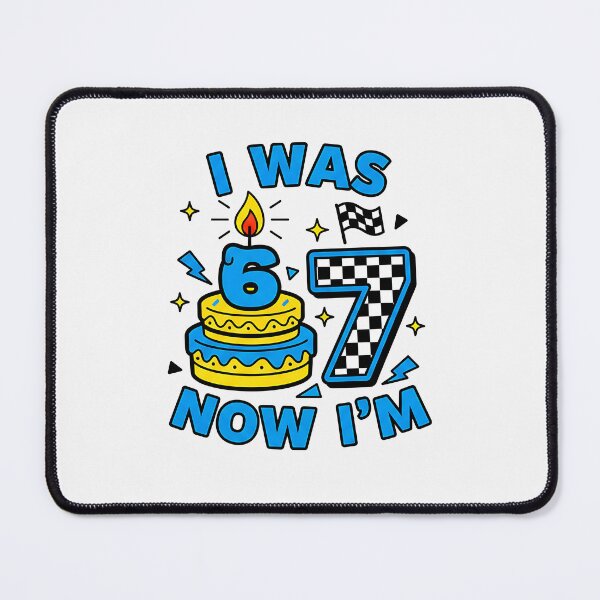 Item preview, 7th Birthday Boy I was 6 Now I'm 7 Year Old Birthday Boys designed and sold by yaginoie.