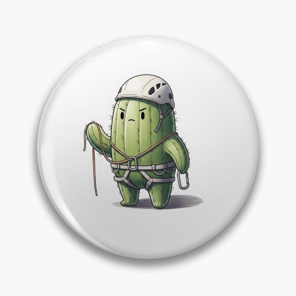 Item preview, The cactus is inviting its friends to go rock climbing. designed and sold by kuikai123.