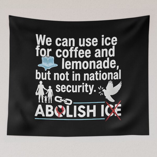 Item preview, Abolish ICE We can use ice for coffee and lemonade, but not in national security.  designed and sold by Uglyandcute.