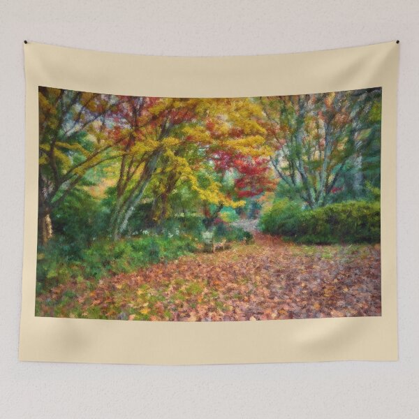 Item preview, An impressionist autumn scene designed and sold by Mrtweety.
