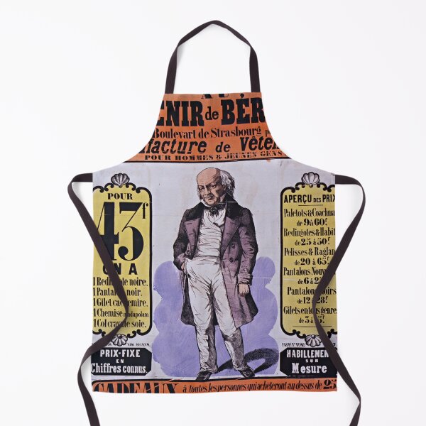 Item preview, French Clothing Advertisement Poster (1859) designed and sold by 19th Century in Color.