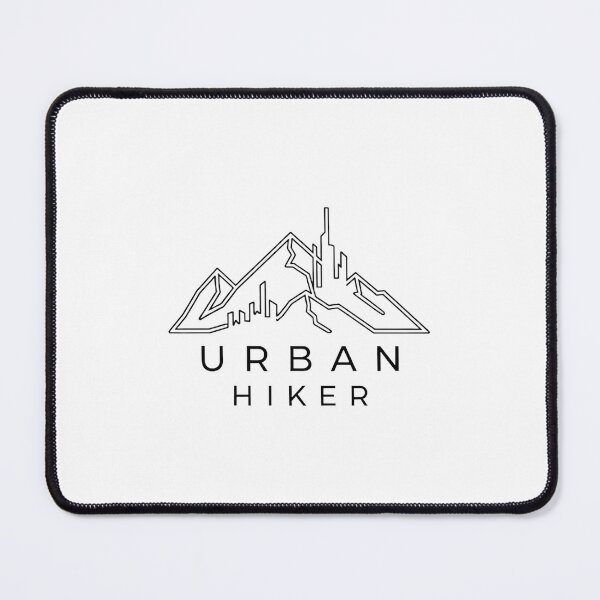 Item preview, Cityscape merged with a mountain range in a single outline designed and sold by VerizalShop.