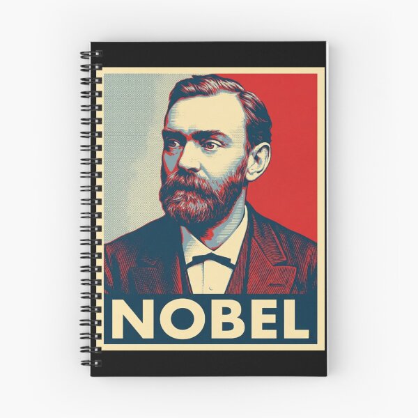 Item preview, Alfred Nobel Hope Style Retro Poster Art designed and sold by DamianRoy88.