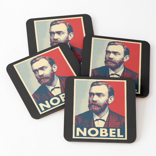 Item preview, Alfred Nobel Hope Style Retro Poster Art designed and sold by DamianRoy88.