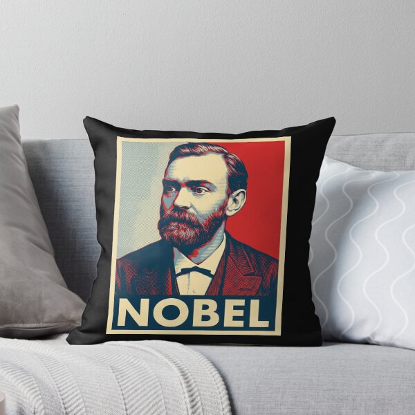 Item preview, Alfred Nobel Hope Style Retro Poster Art designed and sold by DamianRoy88.