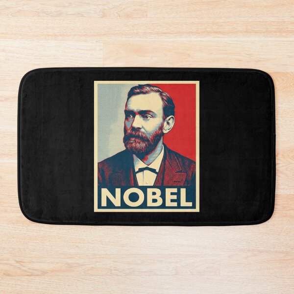 Item preview, Alfred Nobel Hope Style Retro Poster Art designed and sold by DamianRoy88.