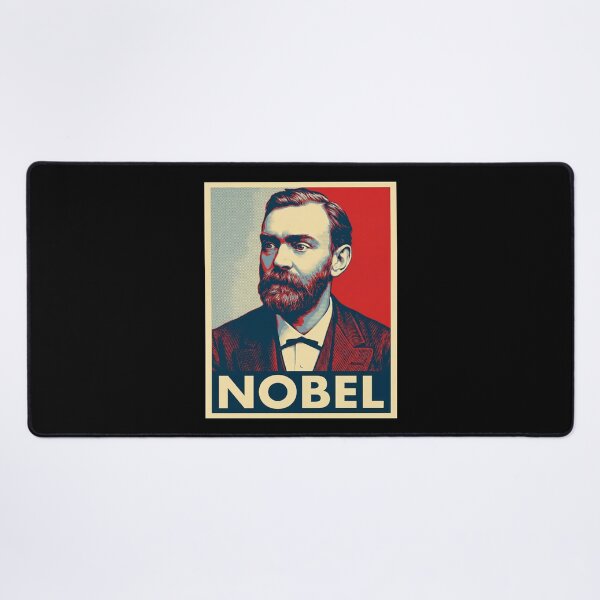 Item preview, Alfred Nobel Hope Style Retro Poster Art designed and sold by DamianRoy88.