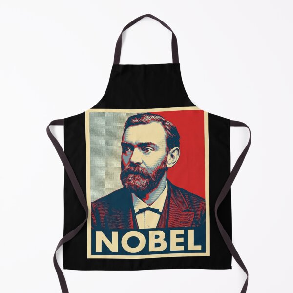 Item preview, Alfred Nobel Hope Style Retro Poster Art designed and sold by DamianRoy88.