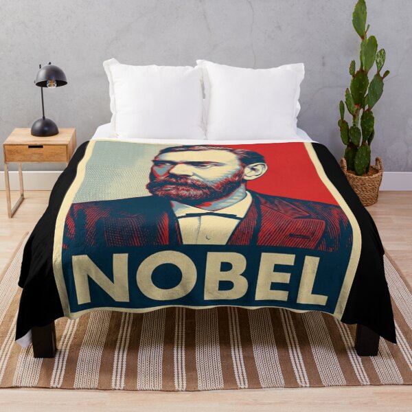 Item preview, Alfred Nobel Hope Style Retro Poster Art designed and sold by DamianRoy88.