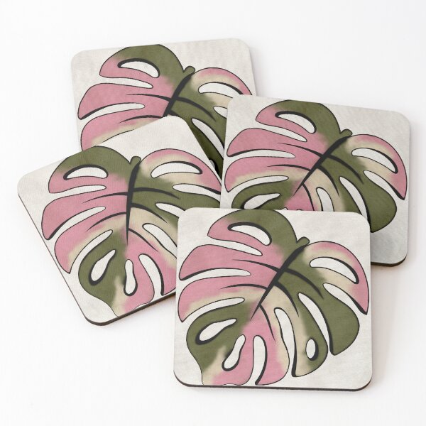 Item preview, Monstera Pink Princess designed and sold by Moonlit Fig Design.