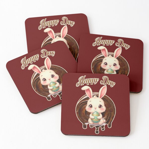 Item preview, Happy Easter Day – Cute Bunny Illustration designed and sold by Topoartispp.