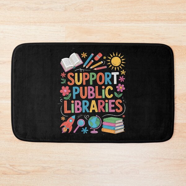 Item preview, Book Lovers Support Library Bookworm designed and sold by LittleBO5.