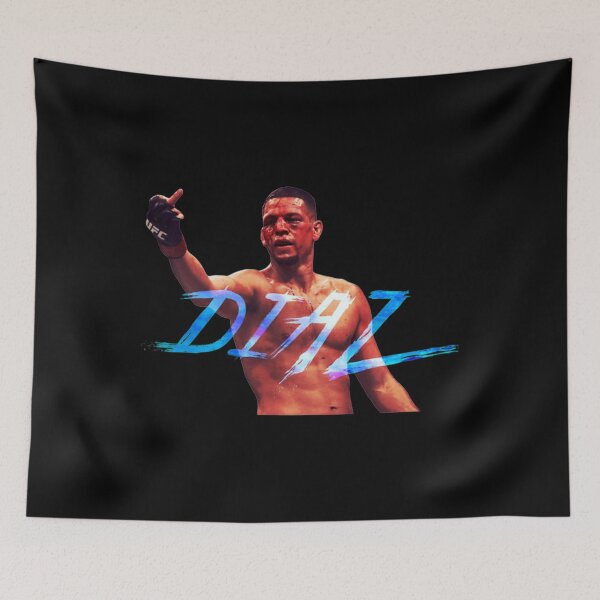 Item preview, Nate Diaz Middle Finger Mma Ufc designed and sold by rahulm037.