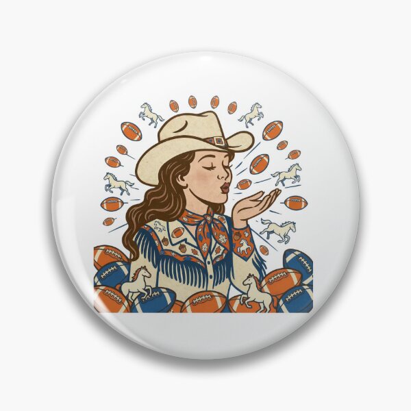 Artikelvorschau, Denver Broncos Cowgirl entworfen und verkauft von SterlingSaddle.