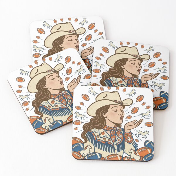 Item preview, Denver Broncos Cowgirl  designed and sold by SterlingSaddle.