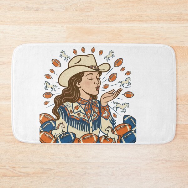 Artikelvorschau, Denver Broncos Cowgirl entworfen und verkauft von SterlingSaddle.