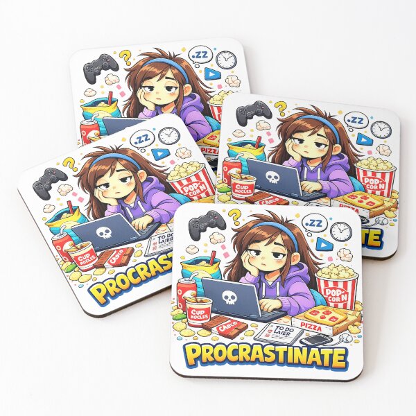 Item preview, Humor adolescente procrastinador – Pegatina y póster 2026 designed and sold by Brandnew2026.