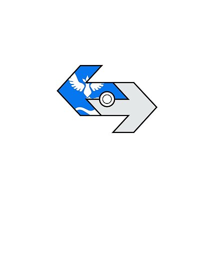 Pokémon Go Team Mystic Trade Logo Posters By Rcotz Redbubble