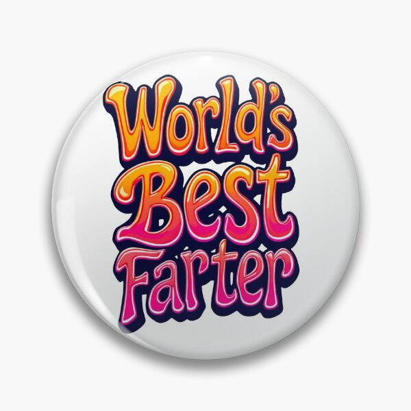 Item preview, World’s Best Farter Retro Text designed and sold by SteadyRolling.