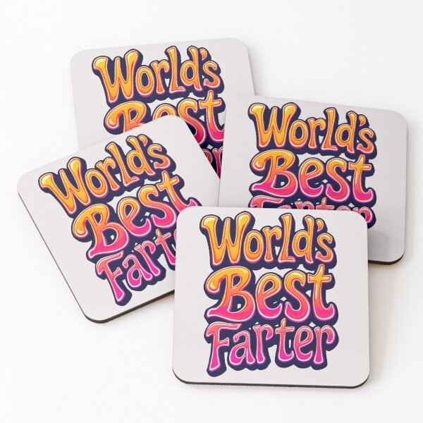 Item preview, World’s Best Farter Retro Text designed and sold by SteadyRolling.
