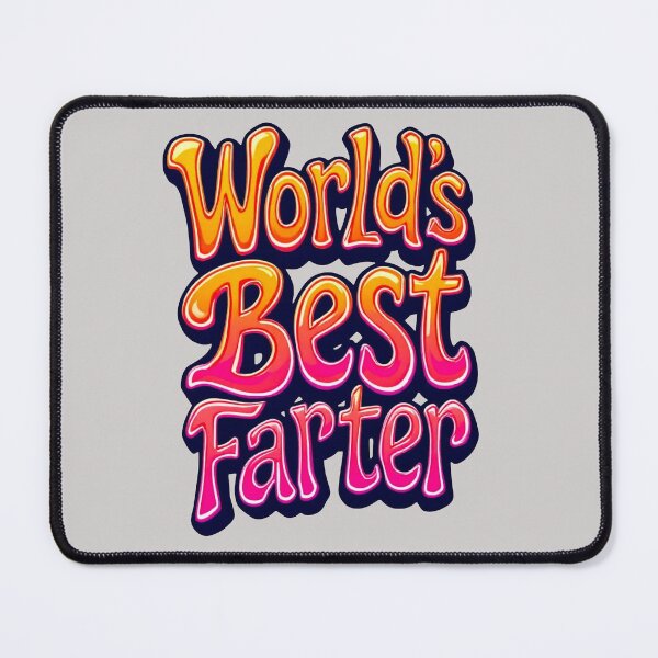 Item preview, World’s Best Farter Retro Text designed and sold by SteadyRolling.