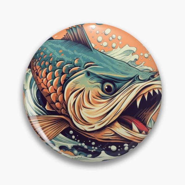 Artikelvorschau, Aggressive Fischfangkunst entworfen und verkauft von MKBgdesign.
